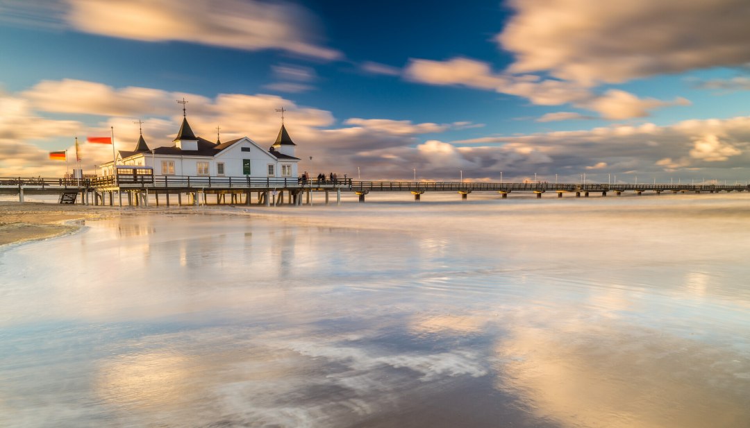 De pier van Ahlbeck is de oudste van Duitsland. // &copy; MV-T/Hams