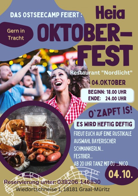 O'zapft is in the Ostseecamp!, © Ostseecamp-Ferienpark "Rostocker Heide"