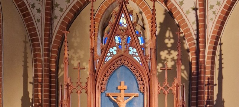 Kirche Lüssow Altar // © Schünemann Kirche Lüssow Altar // © Schünemann