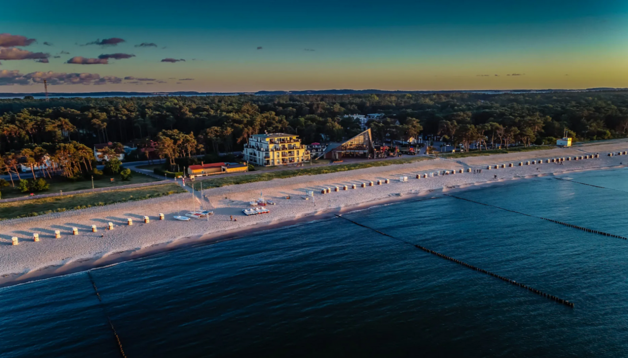 Baltic Sea pearl from above, &copy; Ostseeperle