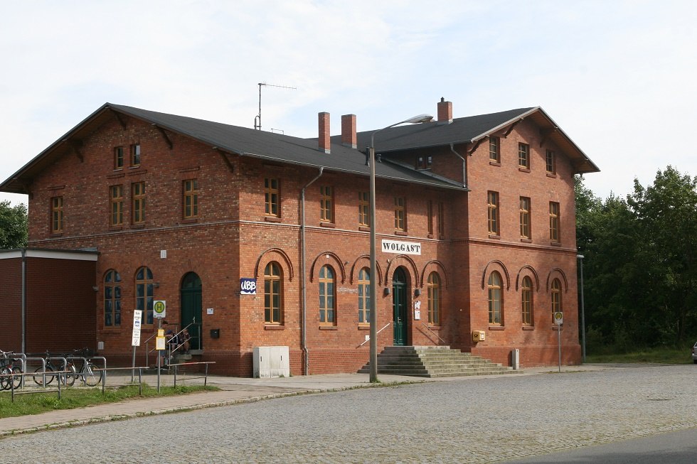 Station building from the outside., © Sabrina Wittkopf-Schade Station building from the outside., © Sabrina Wittkopf-Schade