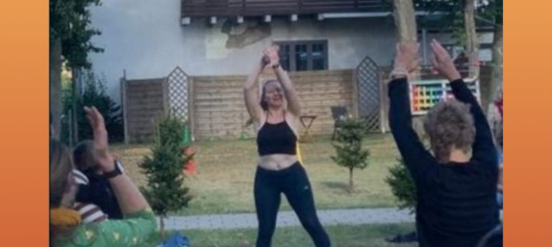 Strand-Zumba mit Anna // © Karina Strand-Zumba mit Anna // © Karina