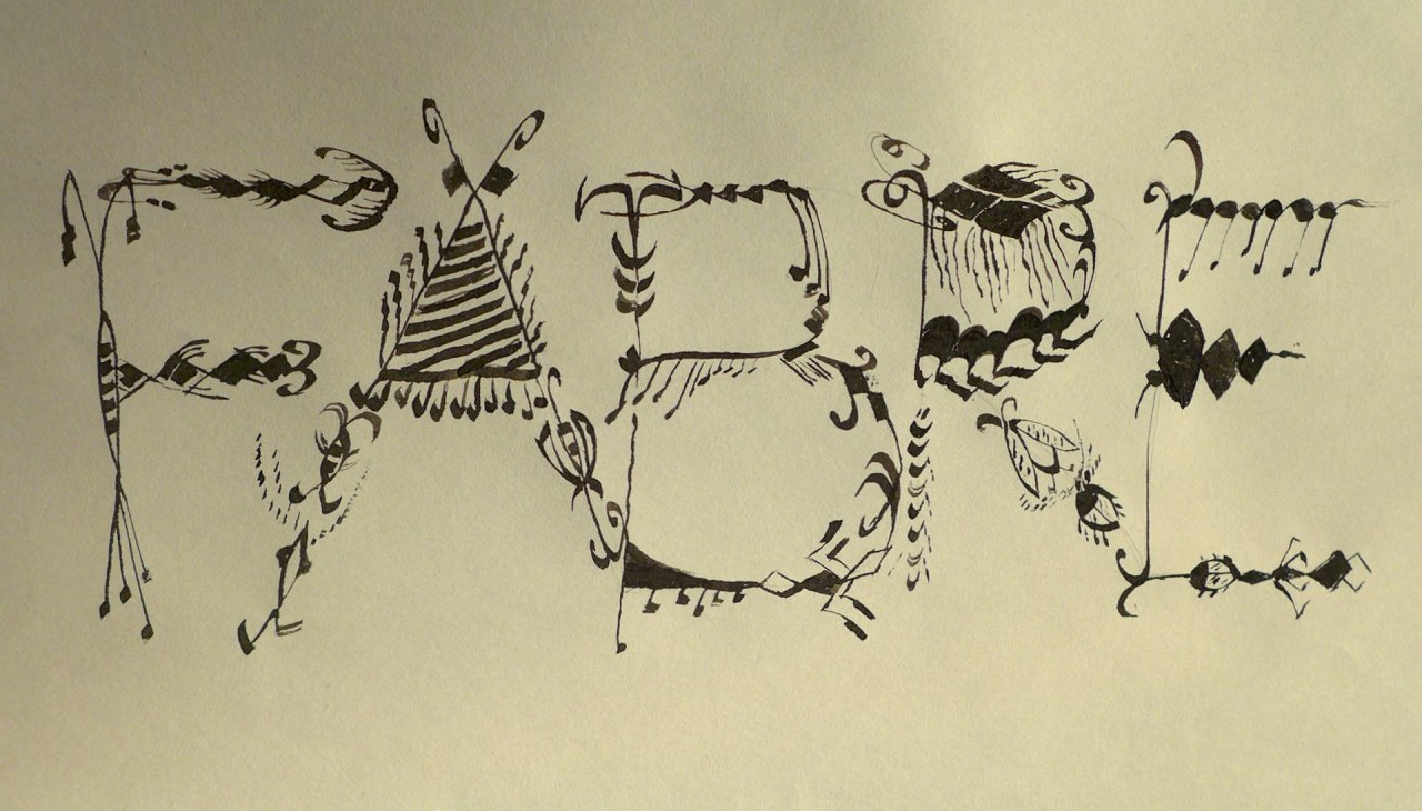 Letters gemaakt van verzonnen insecten, © Kristine von Soden Letters gemaakt van verzonnen insecten, © Kristine von Soden