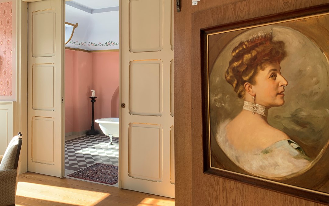 De kamer van de gravin in Kasteel Stolpe, © Schloss Stolpe / Anja Batzdorf