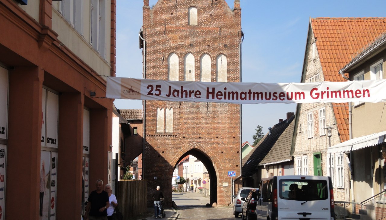 Het plaatselijke historische museum in de molenpoort in Grimmen, © Tourismusverband Vorpommern e.V.