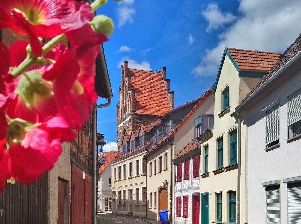 Rostock Gate from the ring road, © Jana Koch