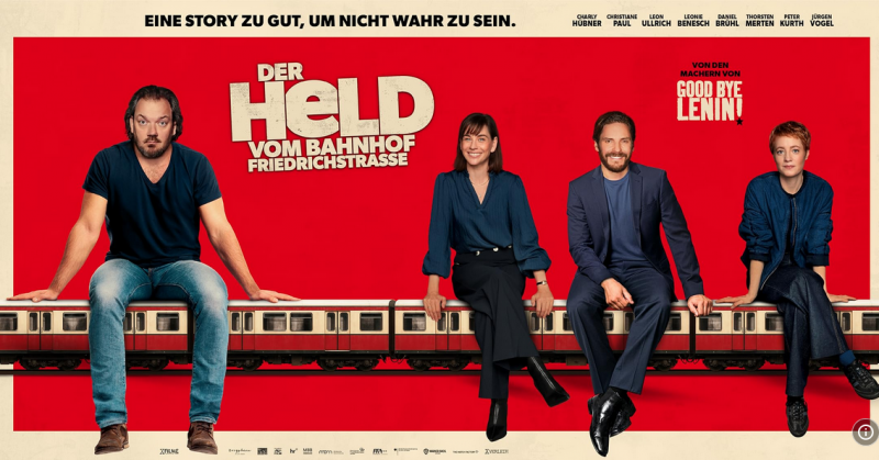 Movie poster The hero from Friedrichstra&szlig;e station // &copy; X Verleih AG
