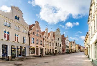 Die Kr&auml;merstra&szlig;e in Wismar // &copy; TZ Wismar, Alexander Rudolph
