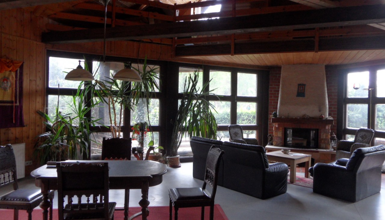 Cozy fireplace room in the country house Marienhof, &copy; van Eick