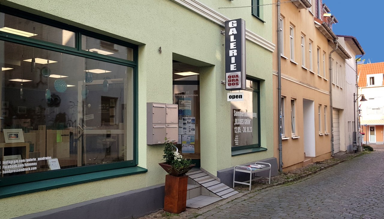 Buitenaanzicht van de Galerij Quadrados, © Heidrun Klimmey