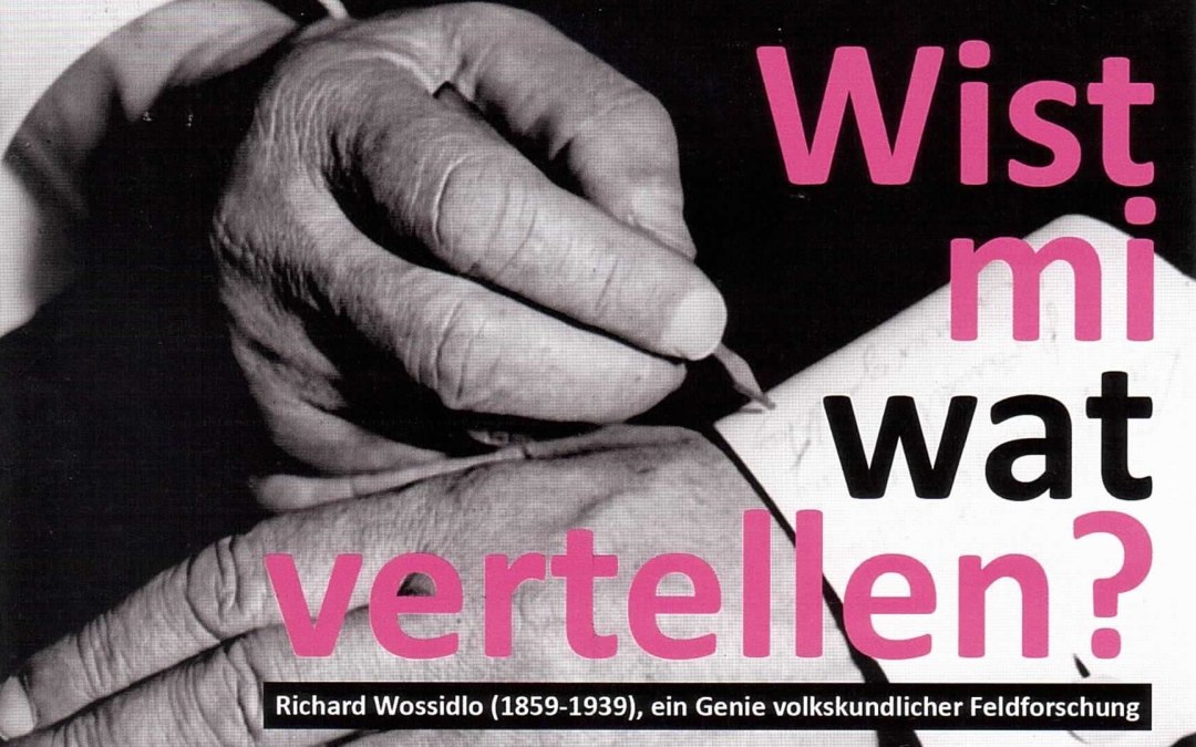 Wossidlo schreef verhalen en vertellingen over de mensen van Mecklenburg in dialect op stukken papier ter grootte van een handpalm, soms zelfs op zijn handboeien., © Karl Eschenburg