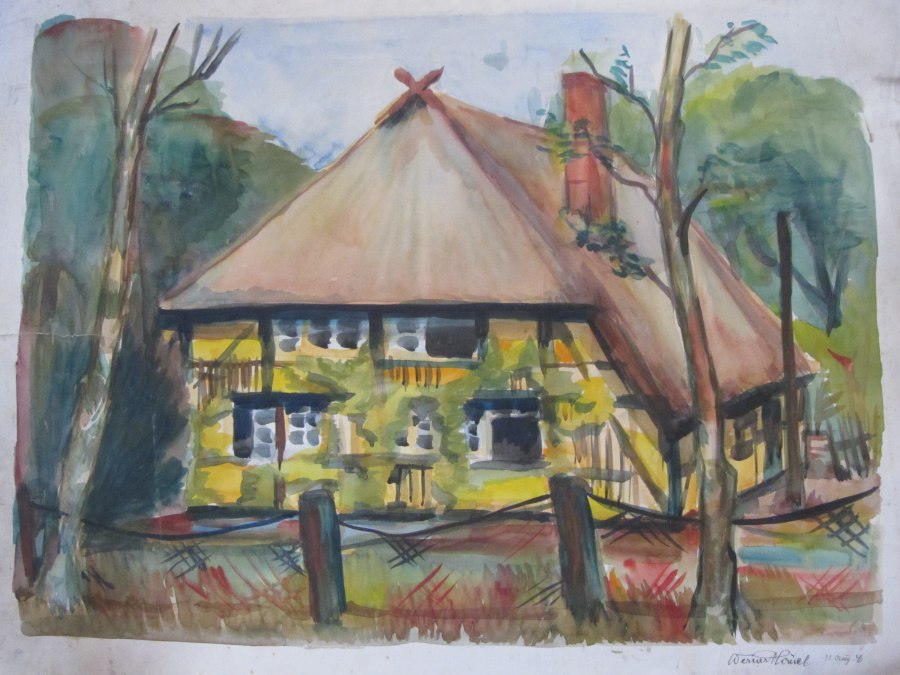 3_Künstlerheim Techentin, 1946, © Werner Hänel