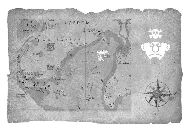Piratenschatzoeken voor kinderen op het water, © Outdoor Usedom