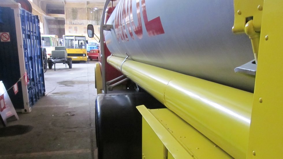 Een kleine blik in een van de drie tentoonstellingshallen, © Technik-Verein Pütnitz Een kleine blik in een van de drie tentoonstellingshallen, © Technik-Verein Pütnitz