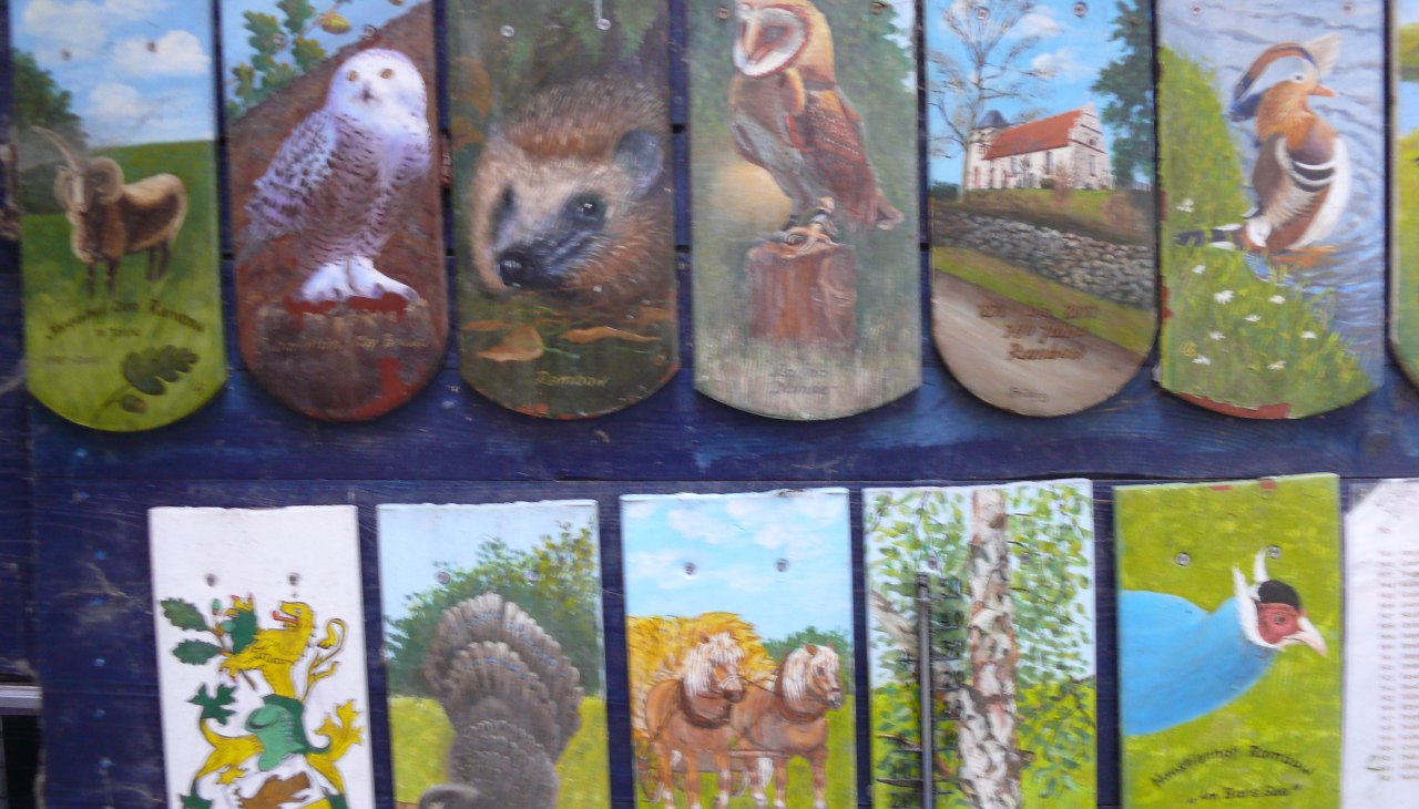 Obraz olejny na ogonie bobra, &copy; Peter Ramsch