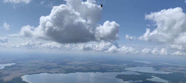 Tandem flight with a paraglider // &copy; Norddeutsche Gleitschirmschule GmbH