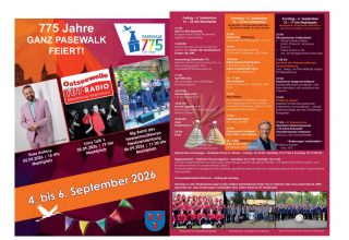 Schedule for the Festival Weekend // © Stadt Pasewalk Schedule for the Festival Weekend // © Stadt Pasewalk