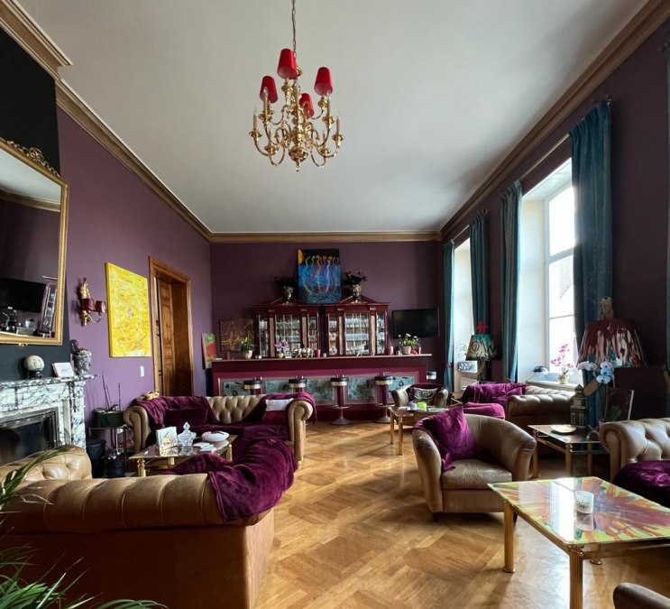 A salon in Passow Castle, © Manuela Engel-Dahan