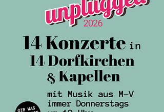 Ankündigungsposter zur unplugged Tour // © artists MV Ankündigungsposter zur unplugged Tour // © artists MV