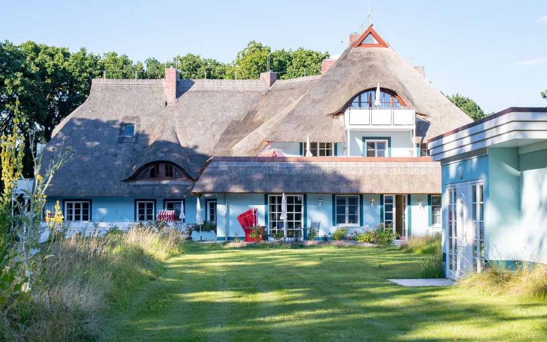 Romantik Hotel Fischerwiege in de middagzon, © Welfendesign
