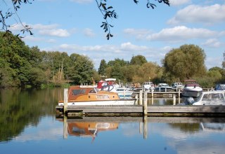 Het waterwandelcentrum ligt direct naast de sluis. // © Gabriele Skorupski Het waterwandelcentrum ligt direct naast de sluis. // © Gabriele Skorupski
