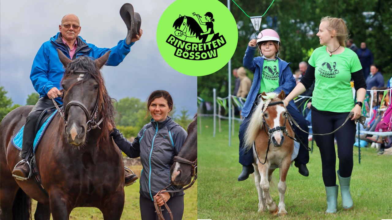 Dobra zabawa z jazdą na ringu dla dzieci. // &copy; Franziska J&auml;ger