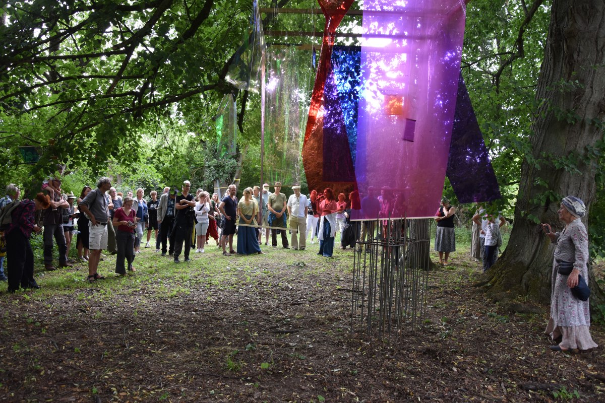 Ausstellungser&ouml;ffnung auf dem Gel&auml;nde der ehemaligen Getreidem&uuml;hle // &copy; Rico
