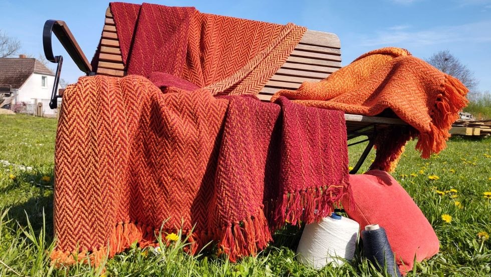 Wollen dekens en kussens, &copy; Birgit Moll