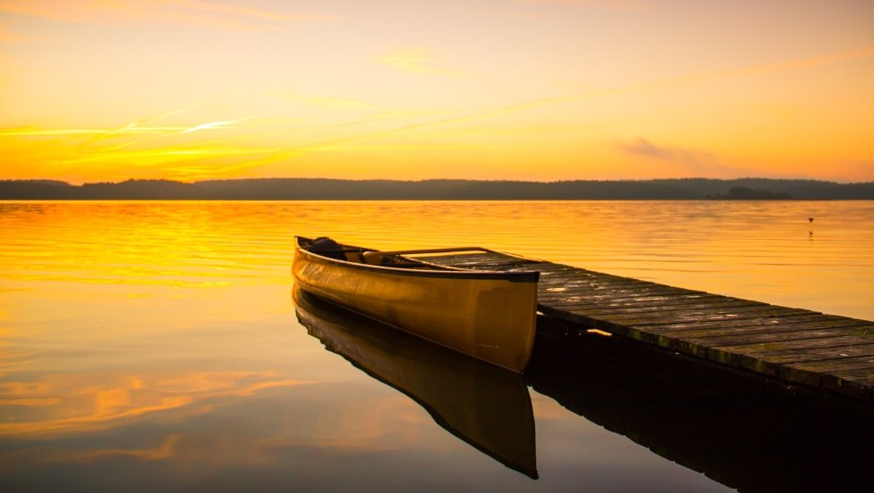 morning silence at K&auml;belick lake, &copy; Ingo Hecht