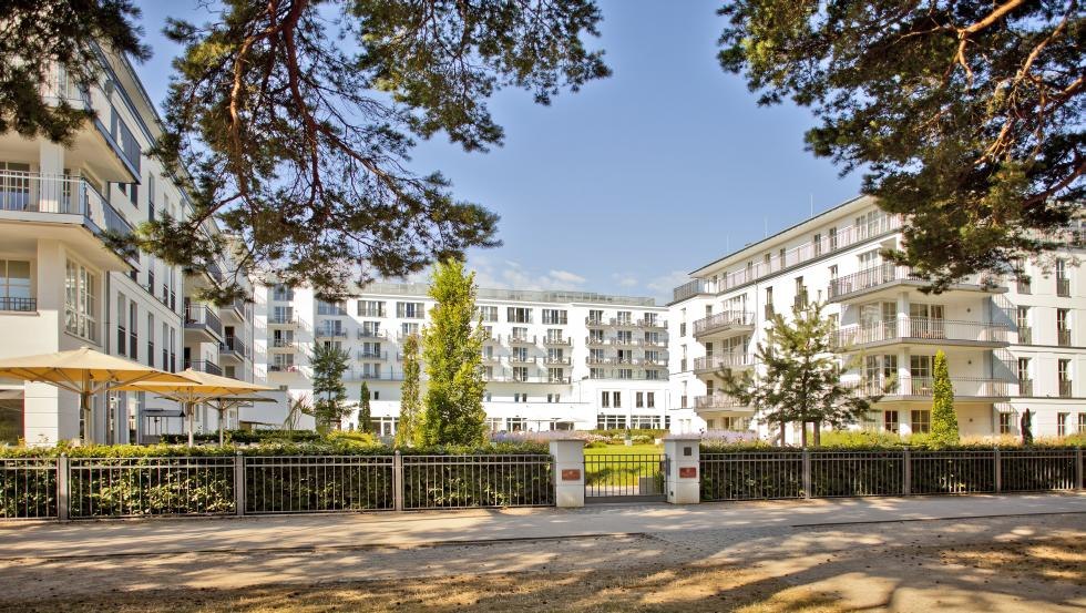 Promenadezicht van het Grandhotel & Spa Heringsdorf // &copy; Steigenberger Heringsdorf