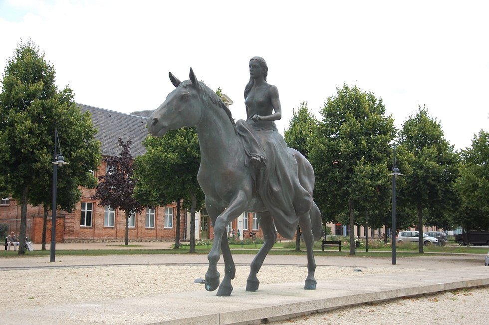 De Riding Alexandrine siert al enkele jaren de Alexandrinenplatz., © Gabriele Skorupski
