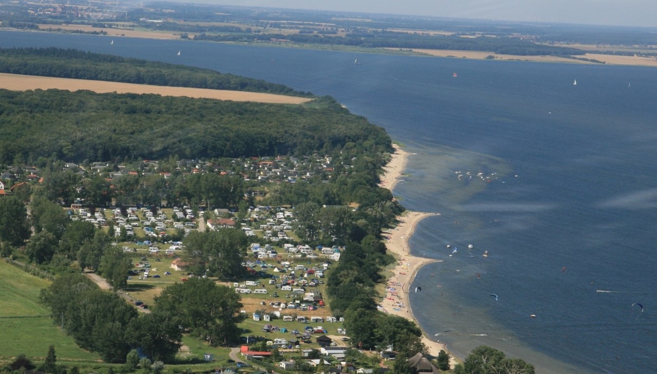 Widok kempingu z lotu ptaka, &copy; Ferien- und Freizeitpark/Jastrow