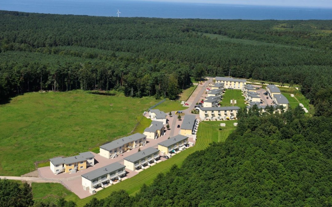 Luchtfoto van Hawo vakantiepark, © Hawo-Ferienwohnpark