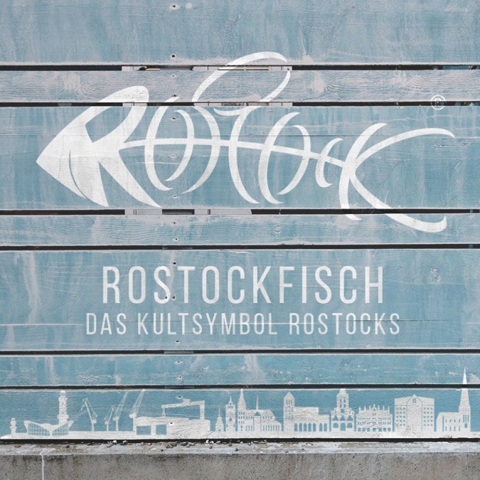 The cult symbol, the elements of which give the city name Rostock., © www.rostockfisch.de The cult symbol, the elements of which give the city name Rostock., © www.rostockfisch.de