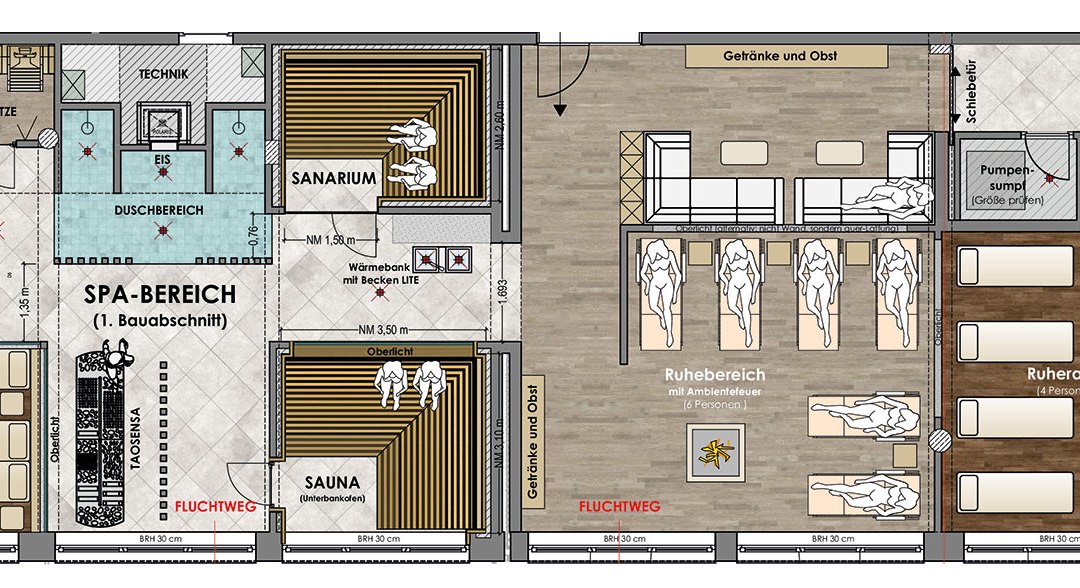 ssk-plan2, © Seehotel Schloss Klink