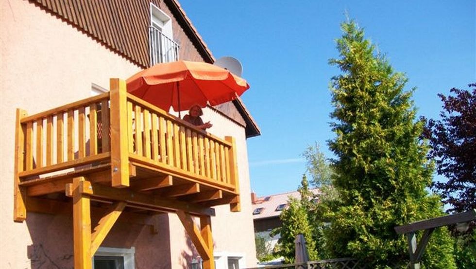 Balkon Ostseevilla Mann, © Klaus Mann