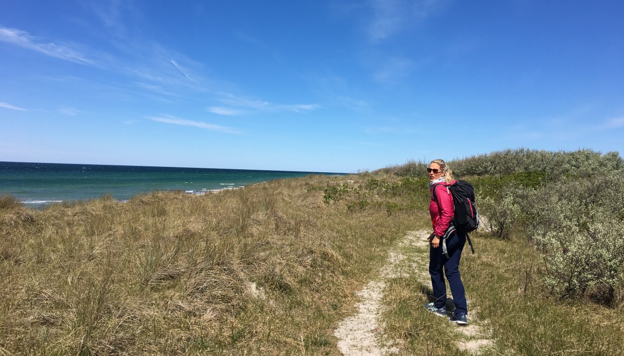 Wędrówka po grobli, © Annett Liskewitsch Wędrówka po grobli, © Annett Liskewitsch