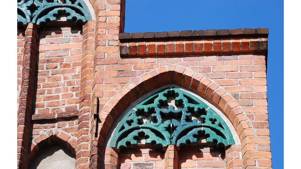 Dom z desek w Stralsundzie - szczegóły, © Tourismuszentrale Stralsund