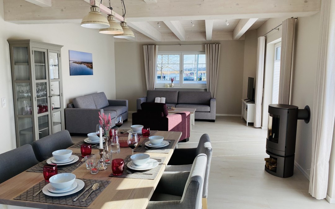 Woon- en eetkamer, © Resort Stettiner Haff