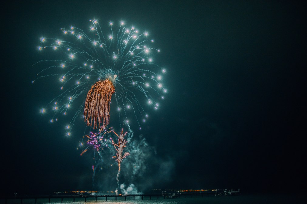 Oud en nieuw vuurwerk, © Binzer Bucht Tourismus