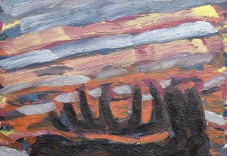 Untitled 2026 Oil on cotton 220 x 250 cm // © Ingmar Bruhn Untitled 2026 Oil on cotton 220 x 250 cm // © Ingmar Bruhn