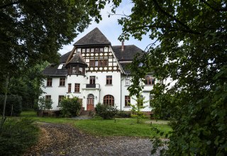Slaapkamer vakantie appartement Wiesentraum Gut Alt Necheln, © Stefan von Stengel