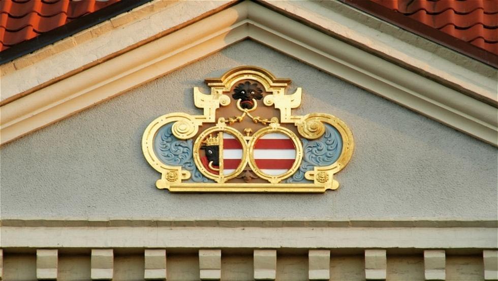 Wapen van het arsenaal, © Tourismuszentrale Wismar