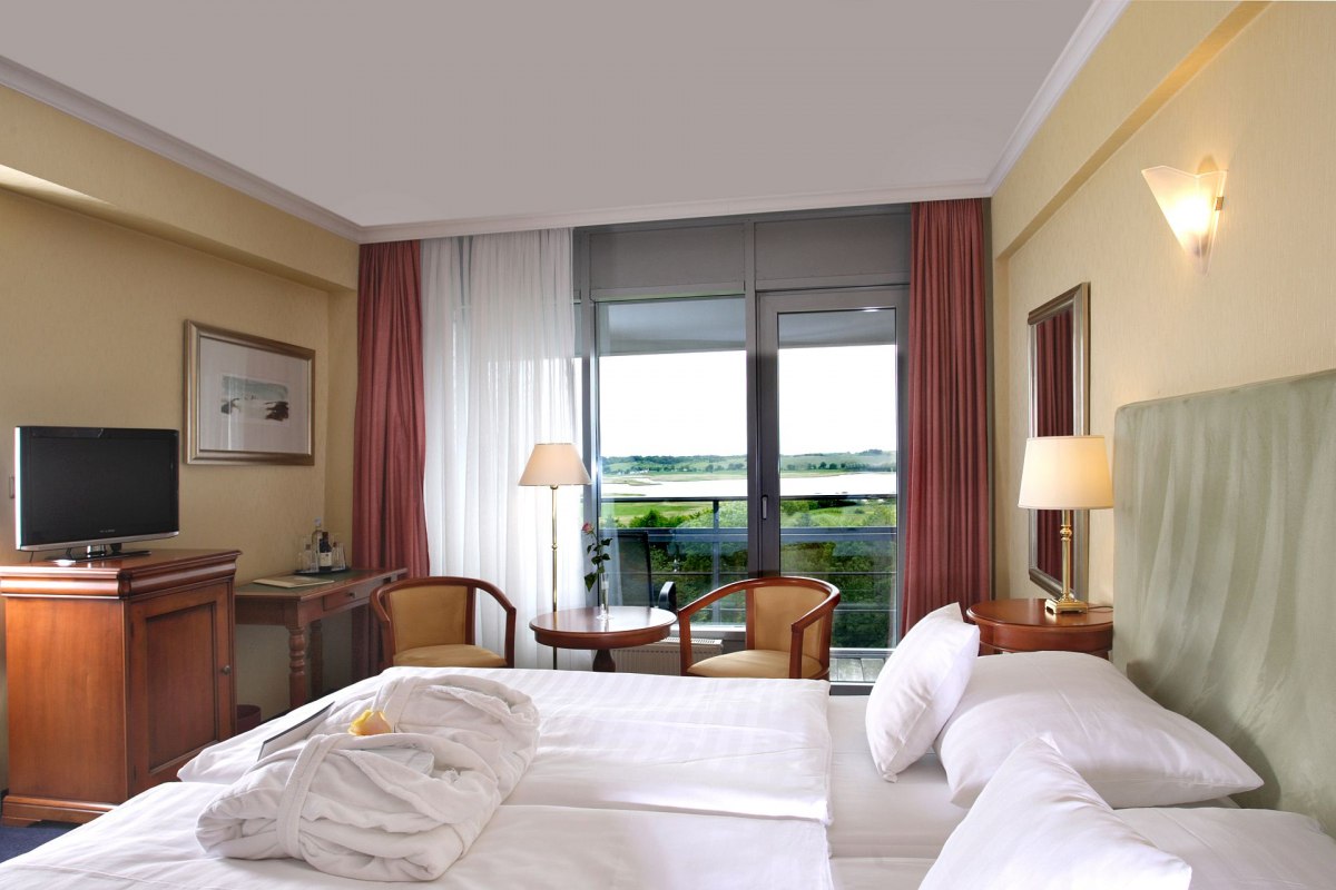 Tweepersoonskamer // © Cliff Hotel Rügen Tweepersoonskamer // © Cliff Hotel Rügen