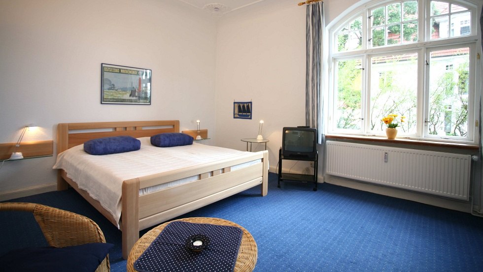 Widok na część sypialną // © Jan Böhnke, Plessentin GmbH, Warnemünde Widok na część sypialną // © Jan Böhnke, Plessentin GmbH, Warnemünde