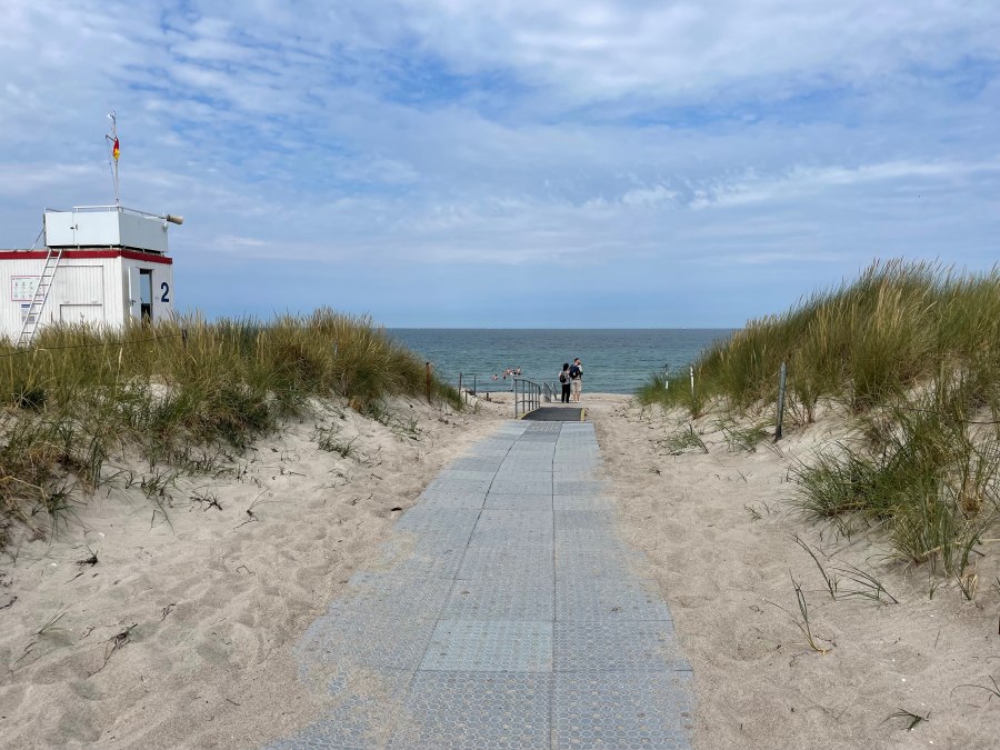 Dostęp do plaży 19 Markgrafenheide, © TMV Dostęp do plaży 19 Markgrafenheide, © TMV