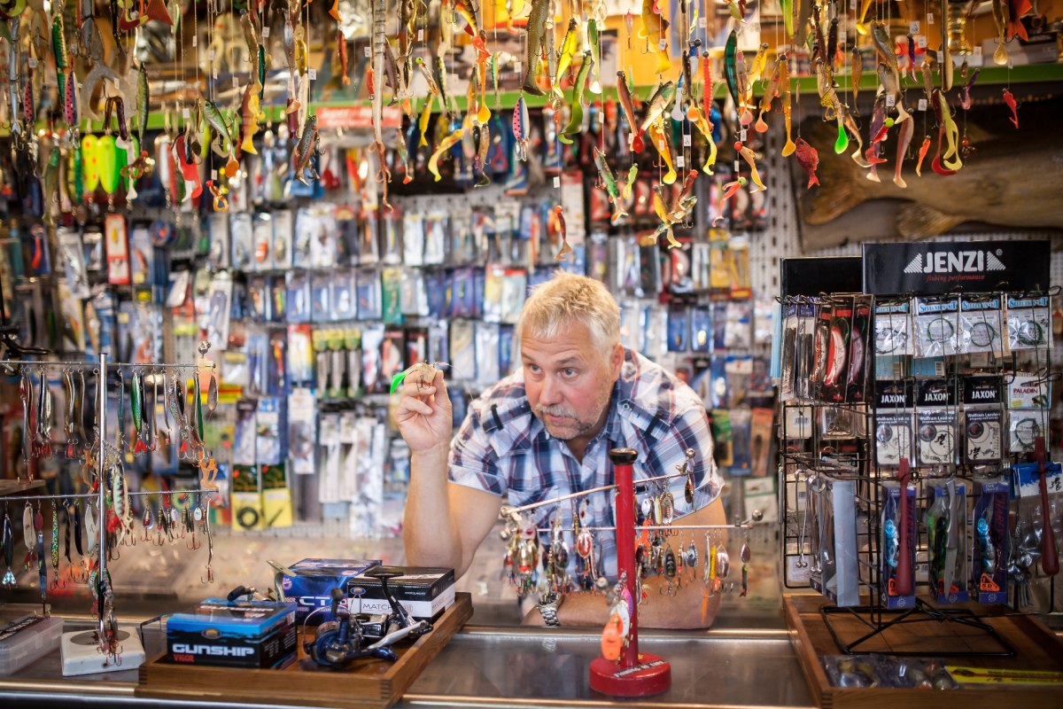 Here you can find everything you need for fishing. And the insider knowledge to boot., &copy; TMV/ L&auml;ufer