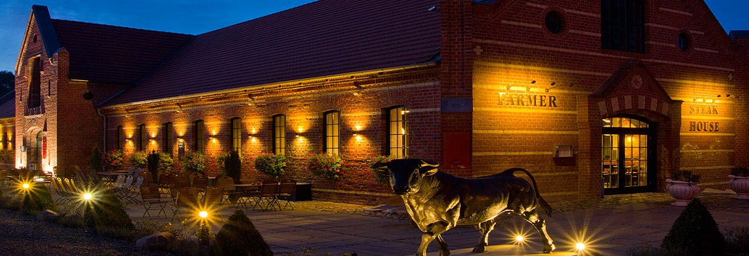 Steakhouse in de avond
