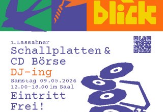 Event flyer 1st international record & CD exchange / Seeblick Lassahn // &copy; Seeblick Lassahn