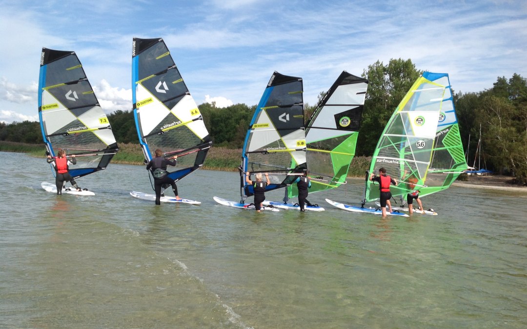 Windsurfcursus inclusief materiaal in het staande gedeelte, © Katamaran- und Surfmühle